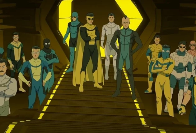 Сцена из мультсериала «Неуязвимый» 3 сезона 8 серии