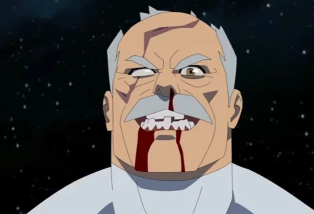 Сцена из мультсериала «Неуязвимый» 3 сезона 8 серии