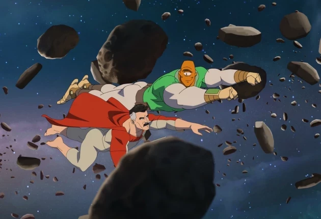 Сцена из мультсериала «Неуязвимый» 4 сезона 2 серии