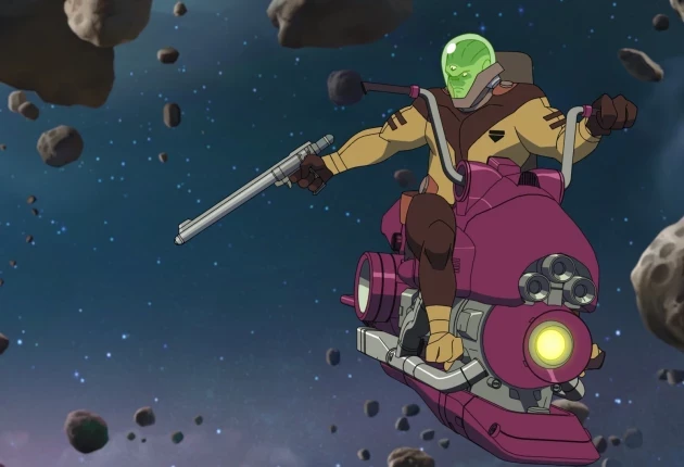 Сцена из мультсериала «Неуязвимый» 4 сезона 2 серии