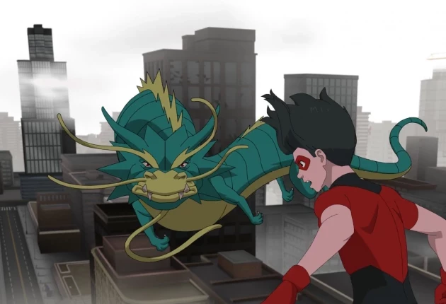 Сцена из мультсериала «Неуязвимый» 4 сезона 3 серии