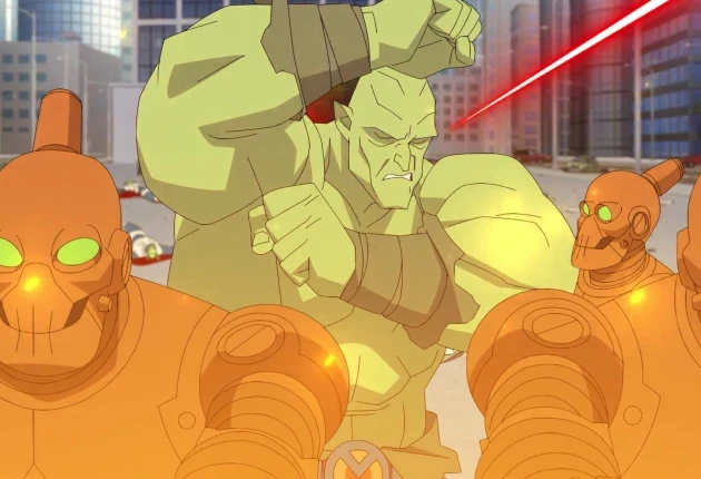 Сцена из мультсериала «Неуязвимый» 4 сезона 3 серии