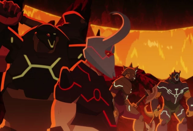 Сцена из мультсериала «Неуязвимый» 4 сезона 4 серии