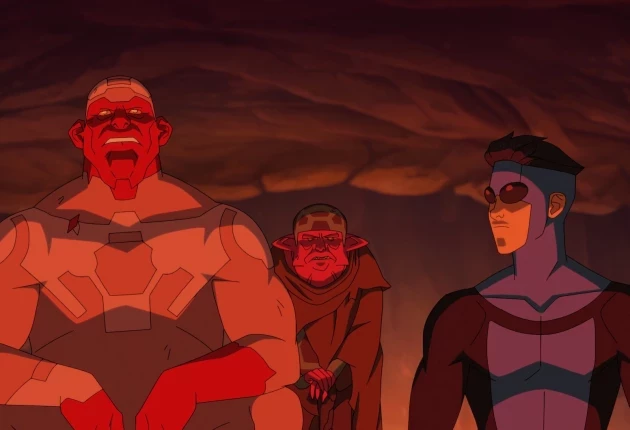 Сцена из мультсериала «Неуязвимый» 4 сезона 4 серии