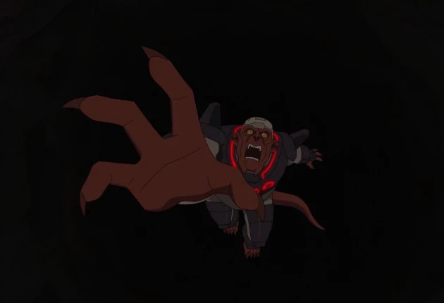 Сцена из мультсериала «Неуязвимый» 4 сезона 4 серии