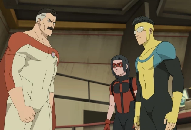 Сцена из мультсериала «Неуязвимый» 4 сезона 5 серии