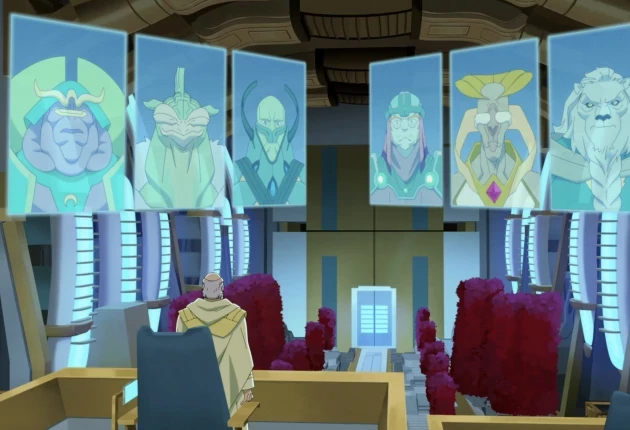 Сцена из мультсериала «Неуязвимый» 4 сезона 6 серии