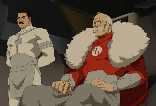 Сцена из мультсериала «Неуязвимый» 4 сезона 7 серии