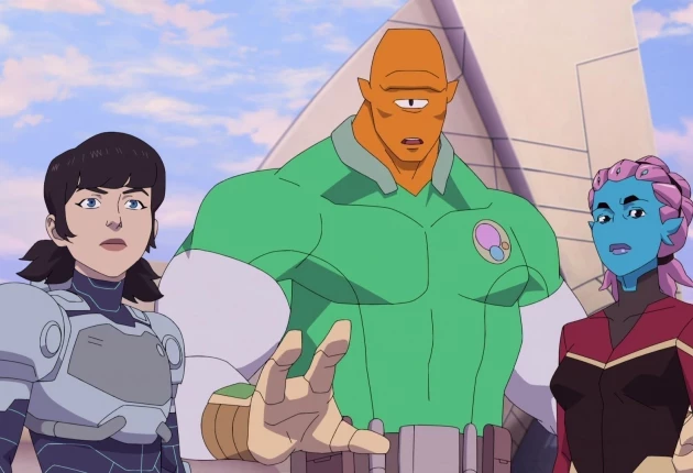 Сцена из мультсериала «Неуязвимый» 4 сезона 7 серии