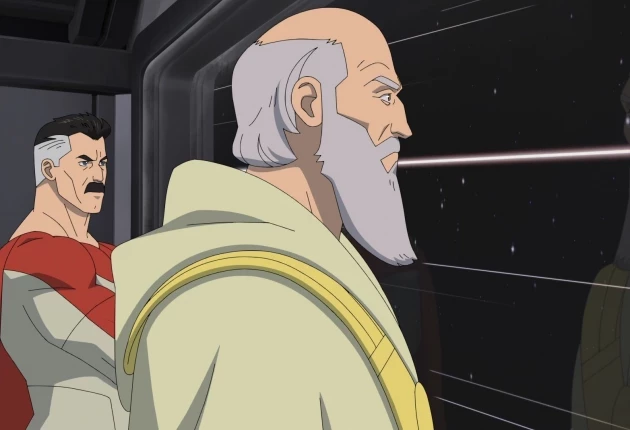 Сцена из мультсериала «Неуязвимый» 4 сезона 7 серии