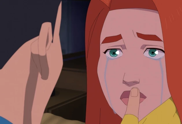 Сцена из мультсериала «Неуязвимый» 4 сезона 8 серии